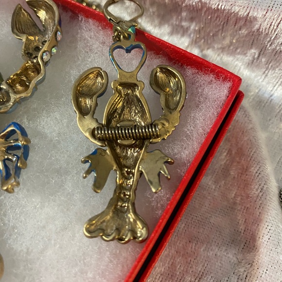 BETSEY JOHNSON COLORFUL RETICULATED LOBSTER PENDANT 30” NECKLACE + BONUS - Picture 11 of 14